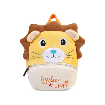 Cartoon Lion Face Kids School Bag | Lightweight Toddler Backpack