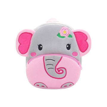 Pink Elephant Kids Backpack for Girls | Cute School Bag