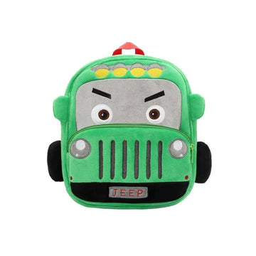 Jeep Kids Backpack | Cartoon Car School Bag for Boys